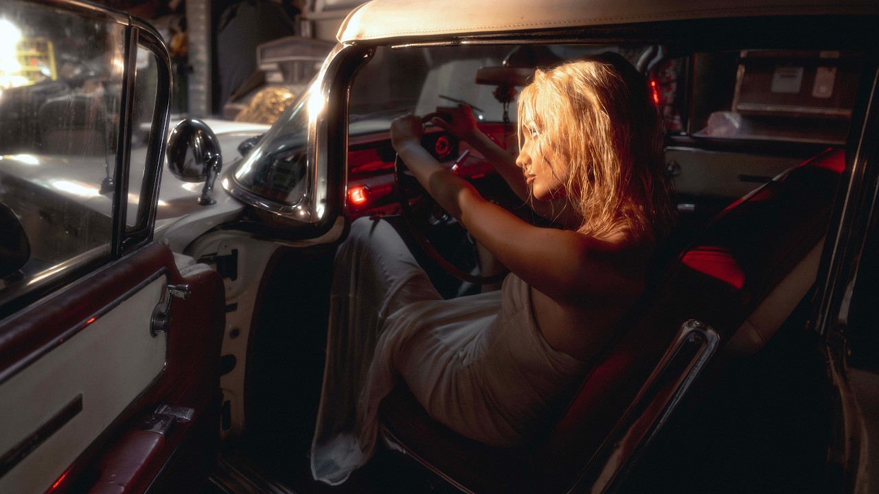 Cinematic Portraits with a Vintage Car, Lighting Secrets + Behind the Senes