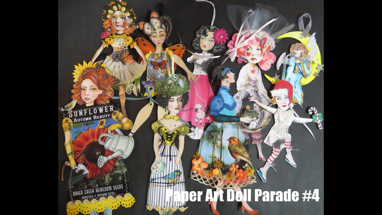 VIDEO #4 in the Series: Paper Art Doll Parade