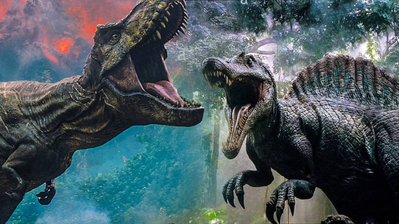 Jurassic Clash: Spinosaurus vs. T-Rex — The Battle for the Crown