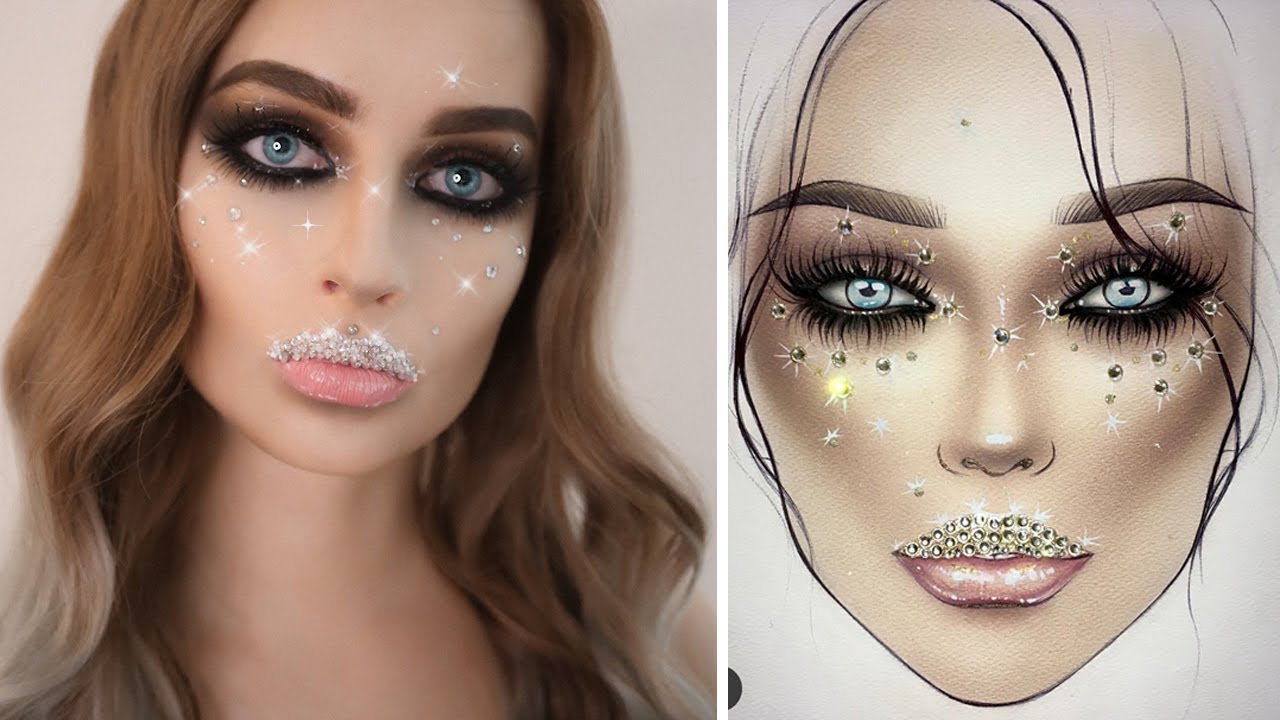 MAKIJAŻ KARNAWAŁOWY Z EFEKTEM BLING-BLING Z DROGERIĄ HOREX.PL