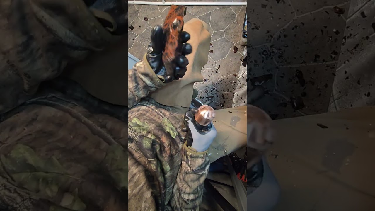 #flint-knapping new bopper for spalling larger nodules 