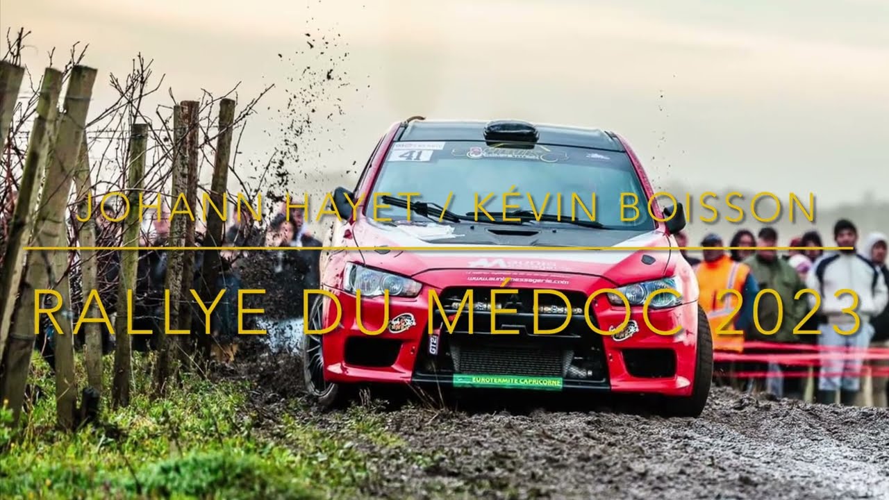 Rallye du Médoc 2023 HAYET-j/BOISON-k Mitsubishi Evo X R4