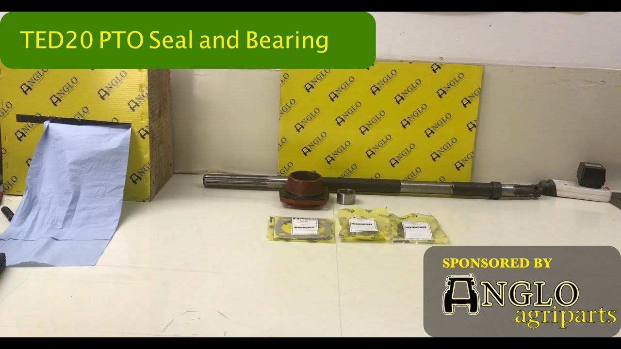 #60 Ferguson TED20 - Replacing PTO seal and bearing - with Anglo Agriparts