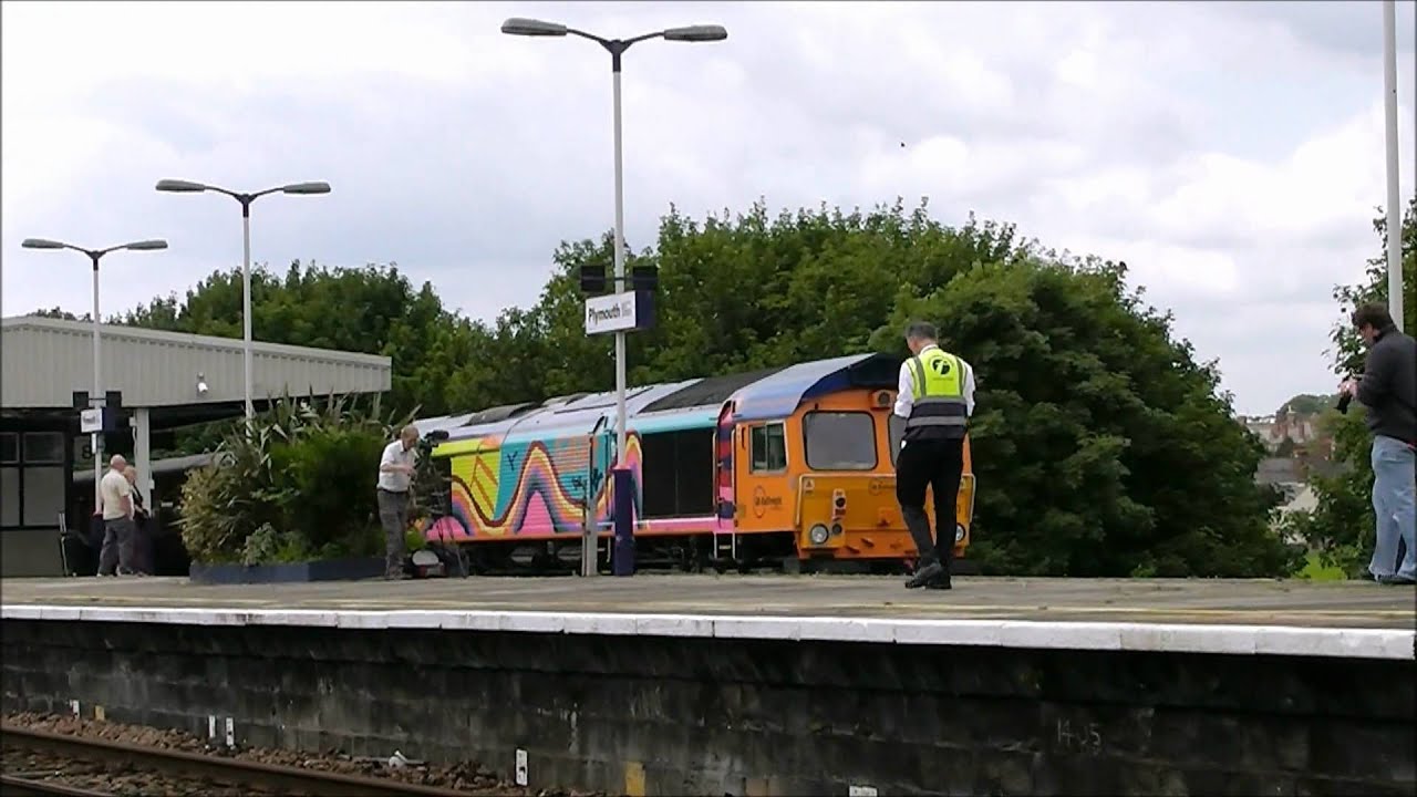 50044 & 66720 on The GB RailFreight Charter At Plymouth