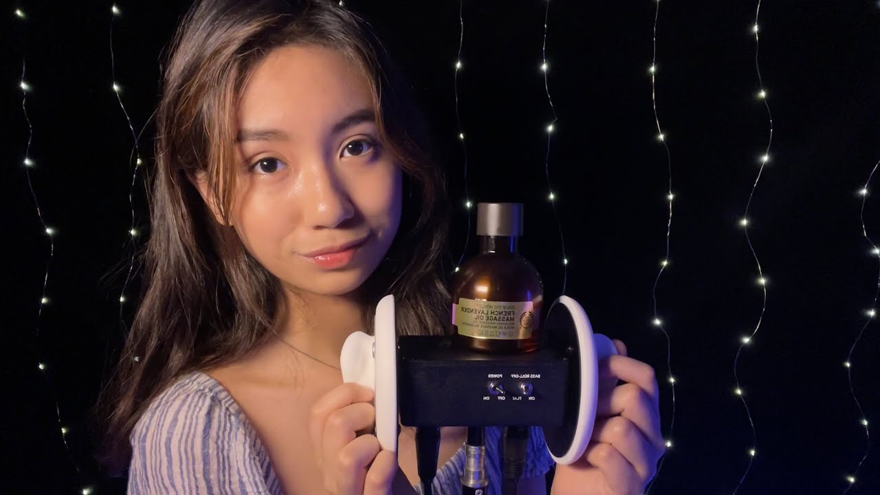 ASMR ~ Giving Your Ears A Relaxing Oil Massage 💆‍♀️