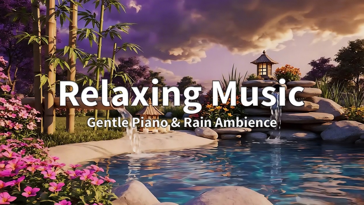 Relaxing Music Relieves Stress, Anxiety and Depression - Piano Music + Water Sounds-Sleep Instantly