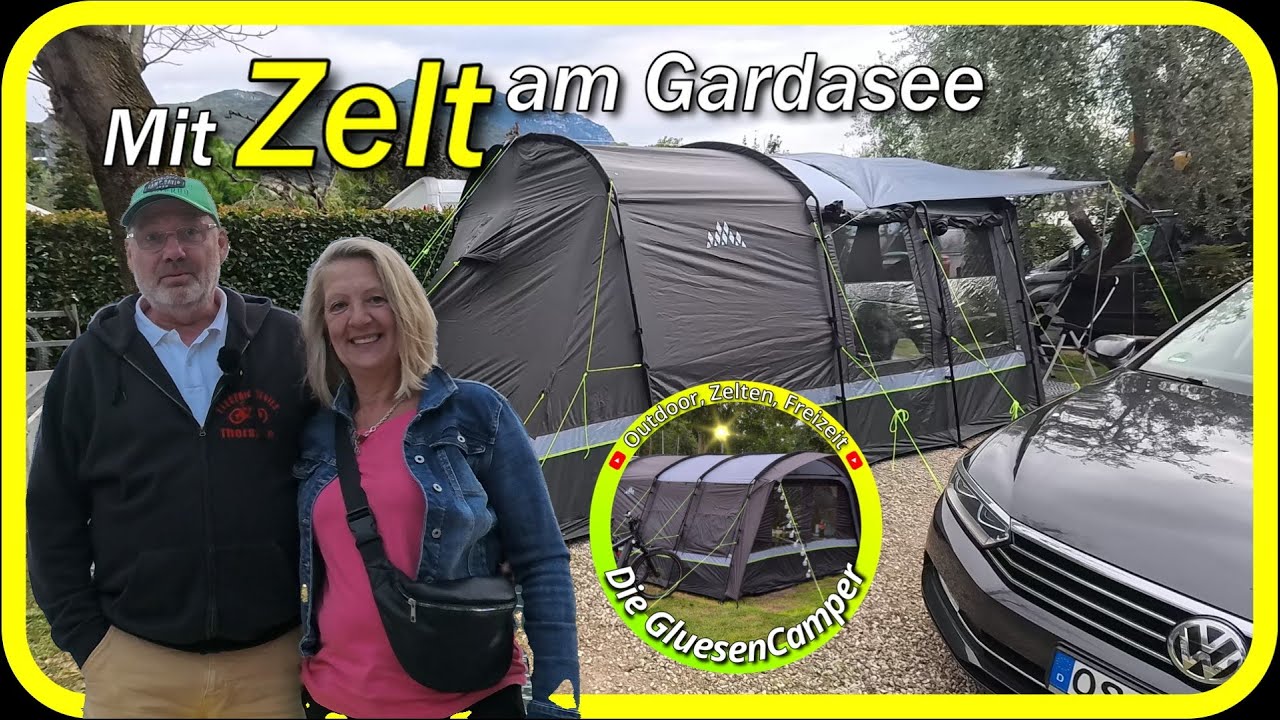 Gardasee 2024, Laden, Anfahrt und erste Tage #Gardasee #Urlaub #Zelt #Italien #Pizza #Eis #camping