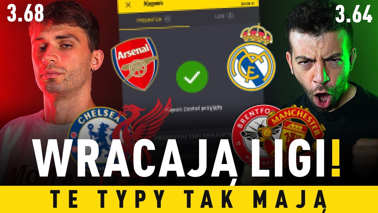 TTTM i 1:0 dla KRZYWEGO! CZY REAL i ARSENAL wygrają? UNITED powstrzyma BRENTFORD? MILAN pewniakiem?