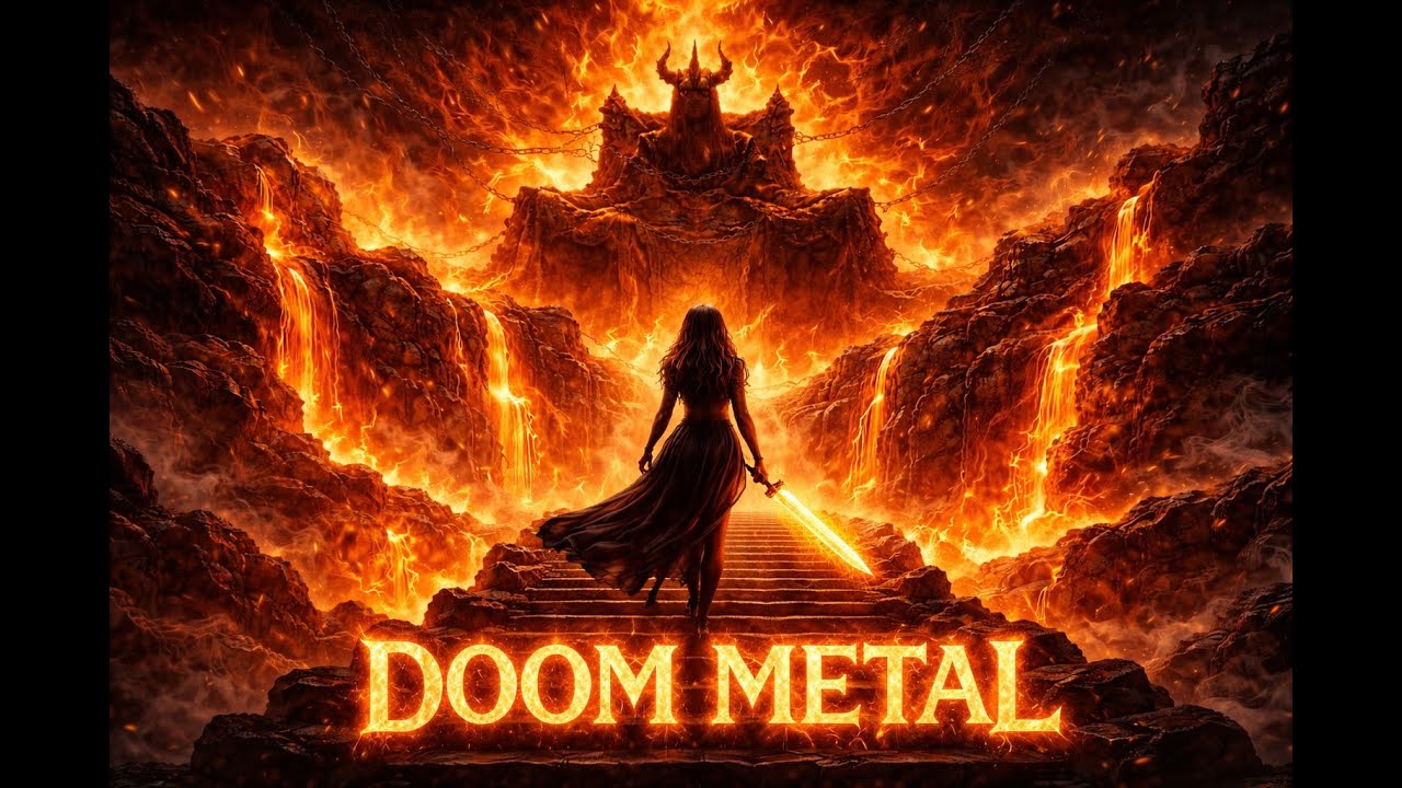 Hellfire Descent - 1 Hour Doom Metal