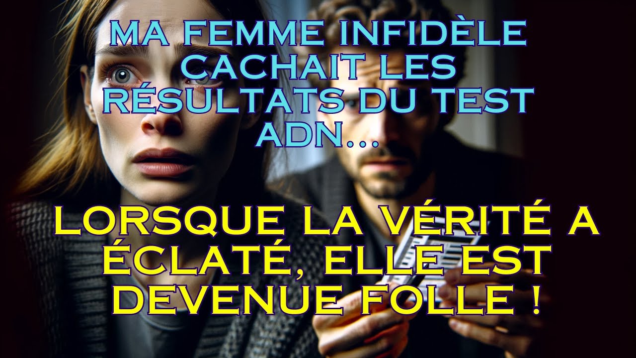 Ma femme infidèle cachait les résultats du test ADN ... Elle est devenu folle !