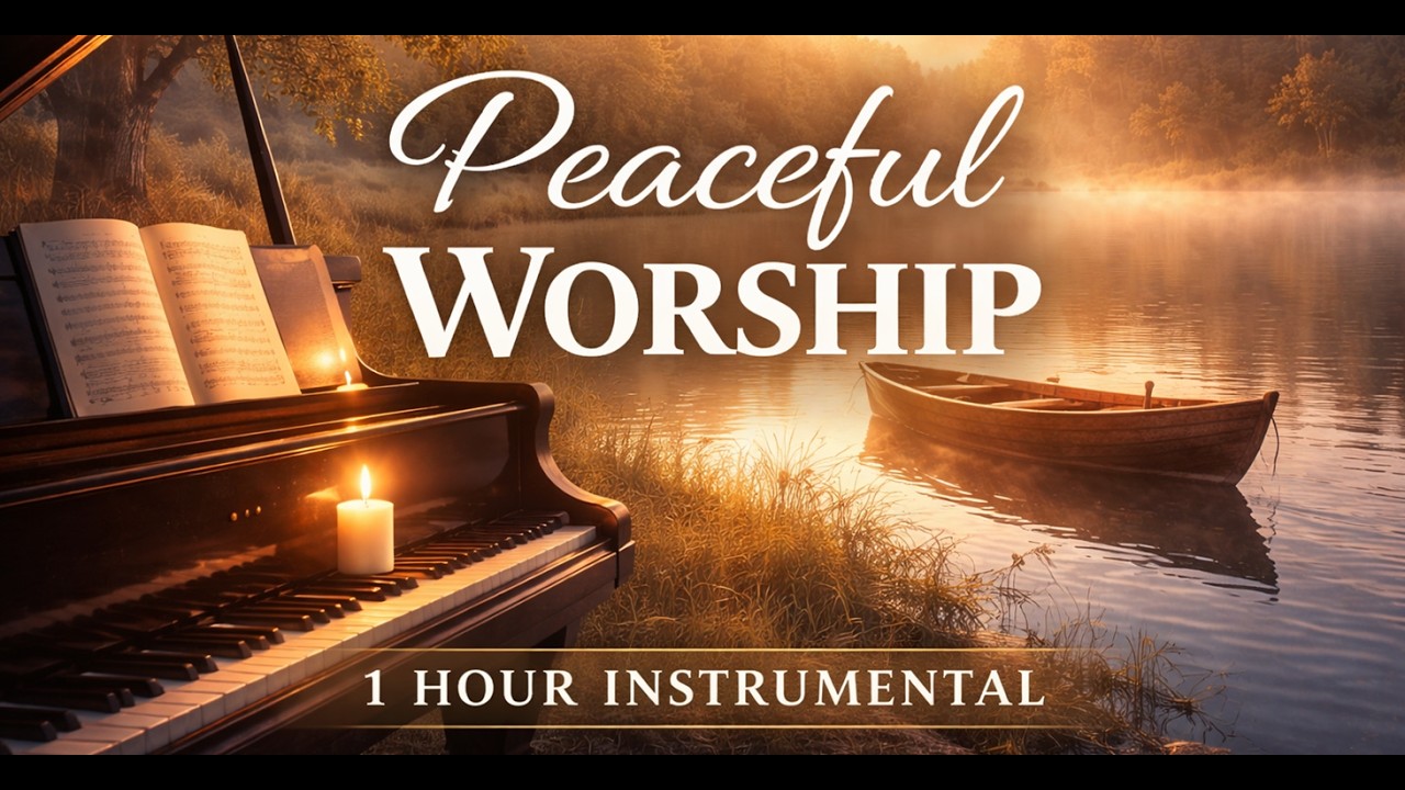 Peaceful Worship Atmosphere | 1 Hour Calm Instrumental Piano & Strings for Prayer & Meditation
