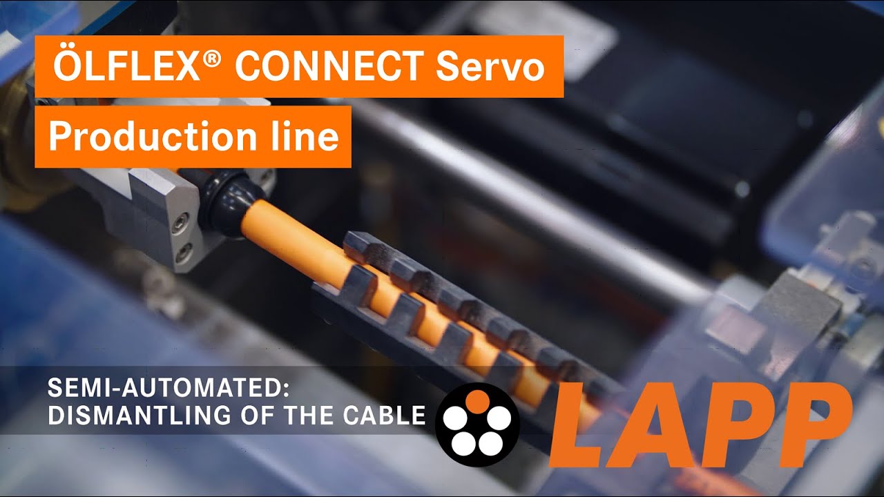 LAPP &Ouml;LFLEX&reg; CONNECT SERVO - This is our production line