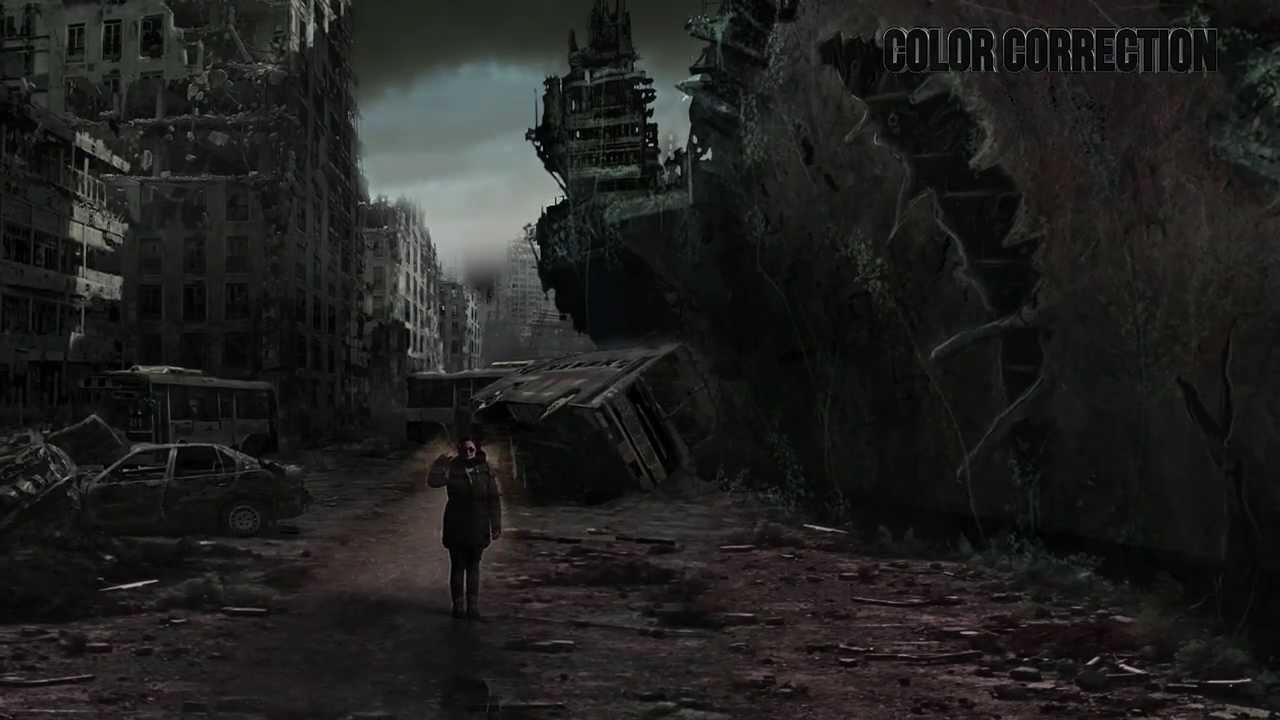 3D Matte Painting in After Effects - World After War