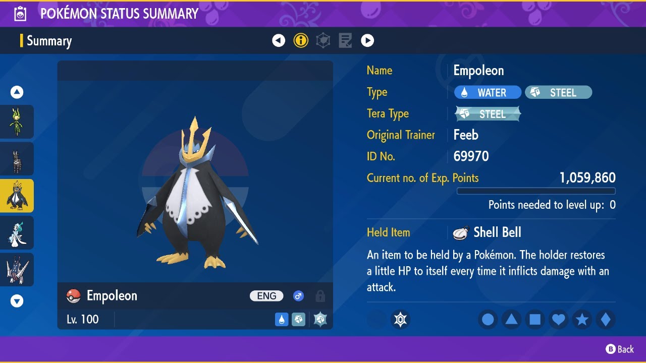 Empoleon (Mirror Match) - 7 Star Empoleon Raid - Solo - Pokemon Scarlet/Violet