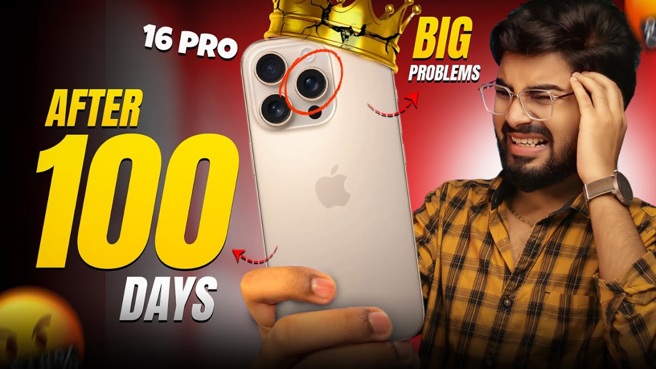 iPhone 16 Pro Review After 100 Days Use 🔥 BGMI, Camera & Battery Long Term Review