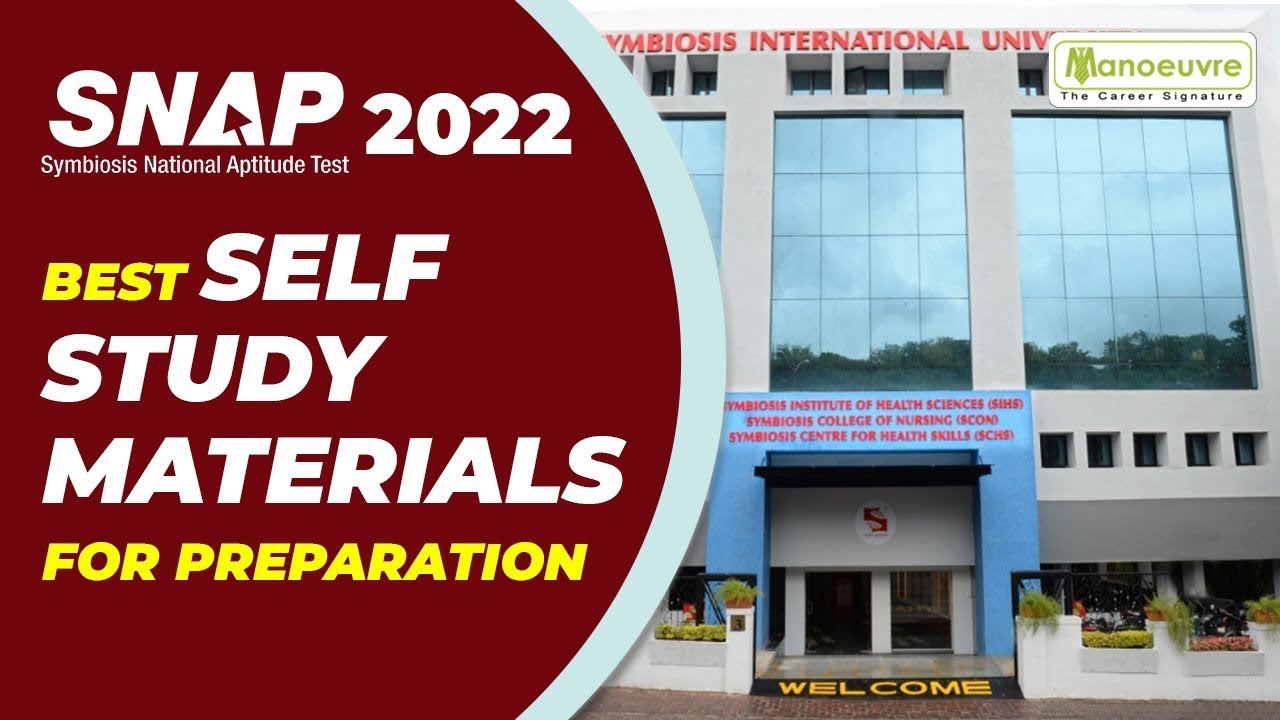 SNAP 2022 - Best Self Study Materials For Preparation | Must Watch
