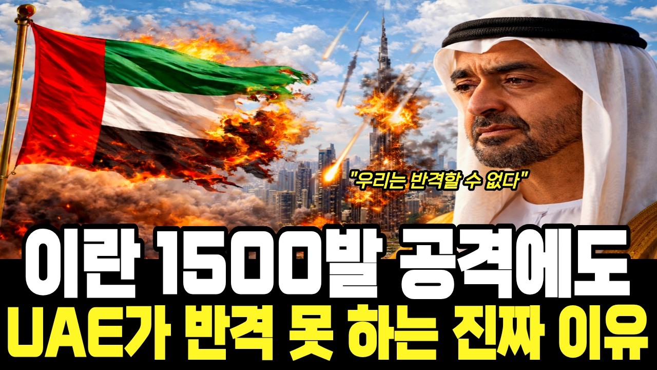 이란의 공격을 1500번 넘게 받고도 미사일 한 발도 쏘지 못한 부유한 국가, UAE의 진
