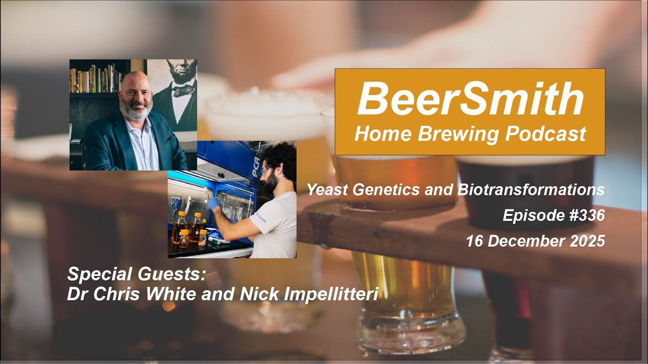 Биотрансформация дрожжей с Крисом Уайтом и Ником Импеллиттери - Подкаст BeerSmith #336