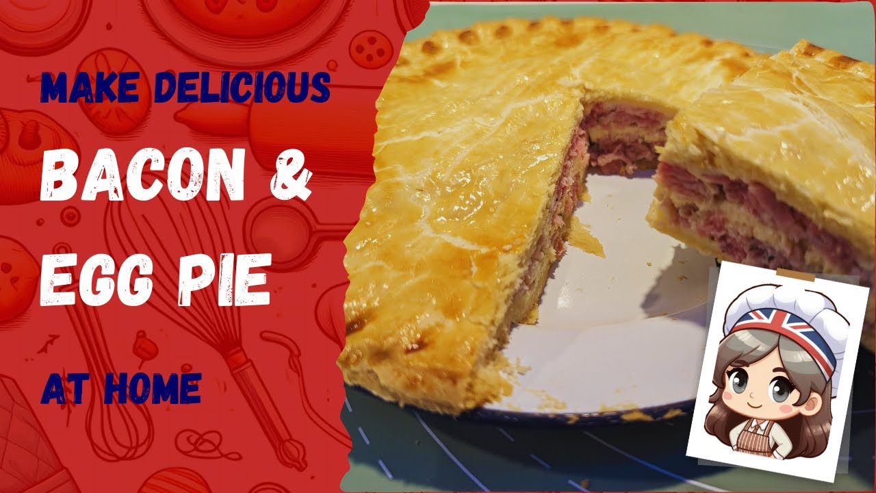 Just three ingredients! Bacon and Egg Pie! Delicious and Simple