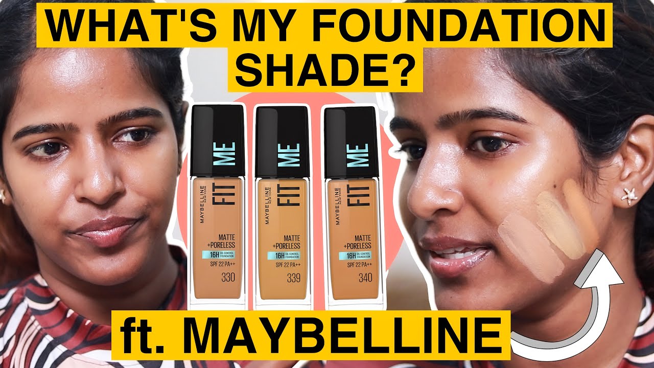 What is my MAYBELLINE foundation shade😤no correct shades😓?WATCH THIS!