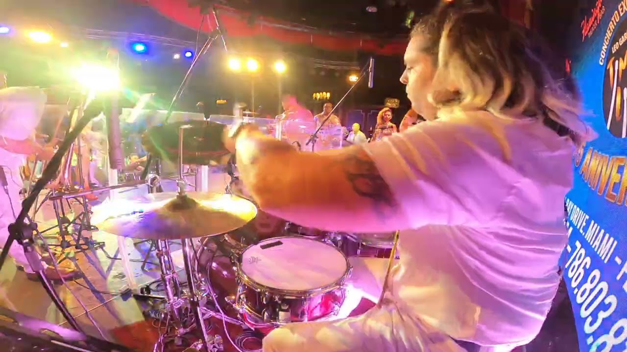 ISRAEL MORALES /DRUM SOLO/ #drumcam with @TIMBALIVE at #15th #anniversary in @flamingotheaterbar