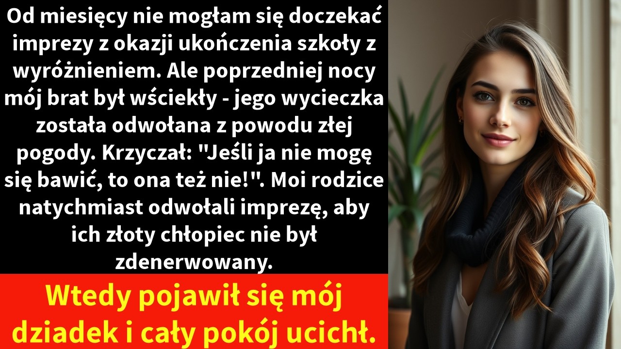 Od miesięcy nie mogłam się doczekać imprezy z okazji ukończenia szkoły z wyr&oacute;żnieniem.