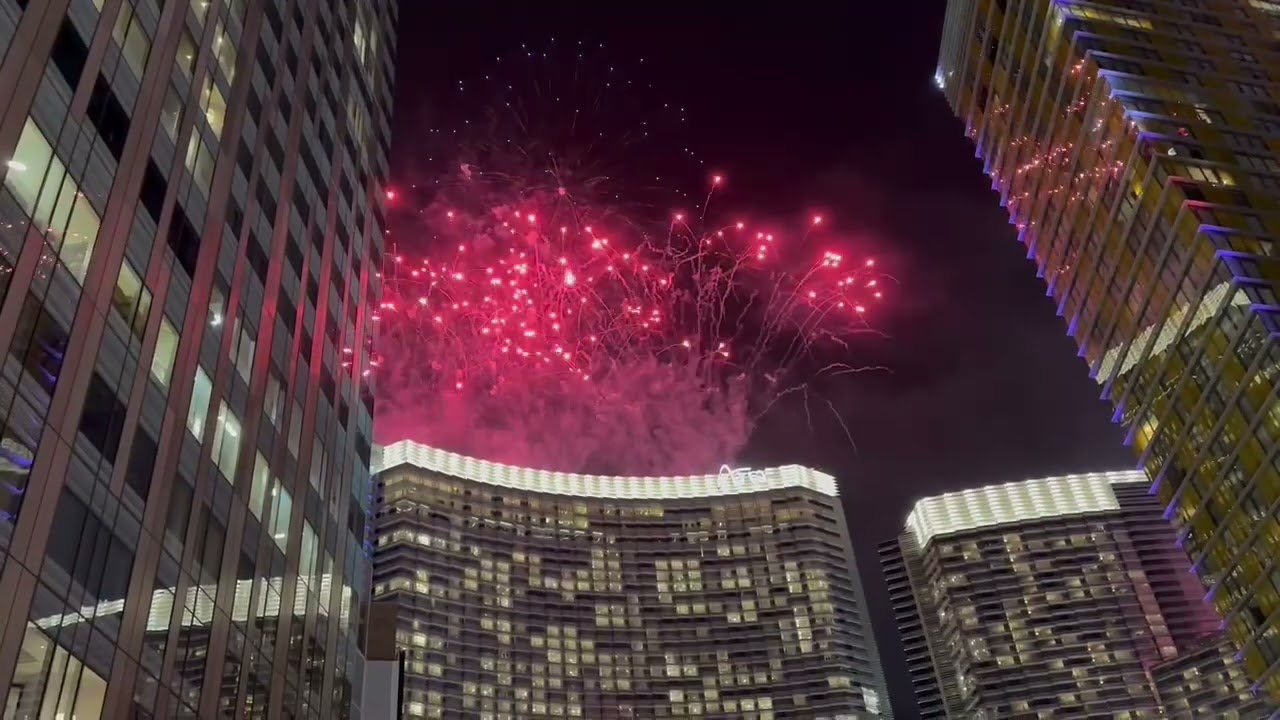 Happy New Year!  Fireworks Las Vegas Jan. 1, 2025