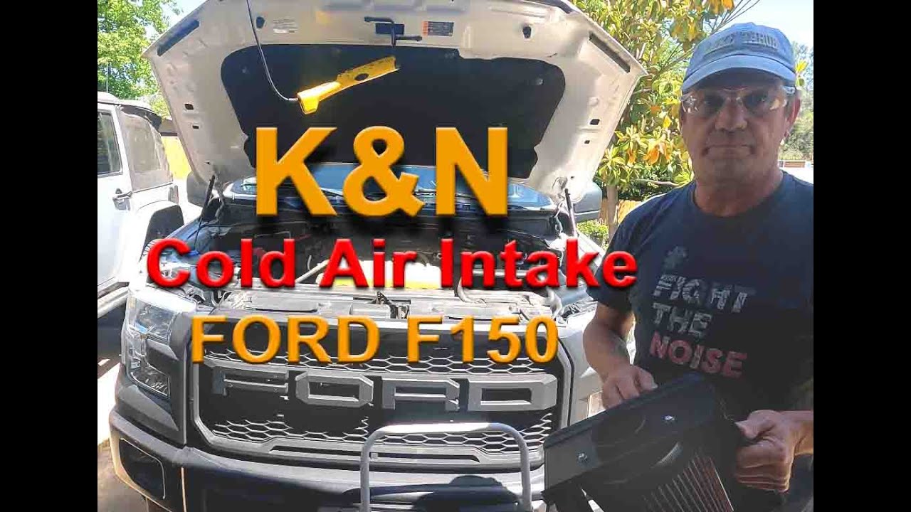 K&N Cold Air Intake Install 2015-2017 Ford F150 V8