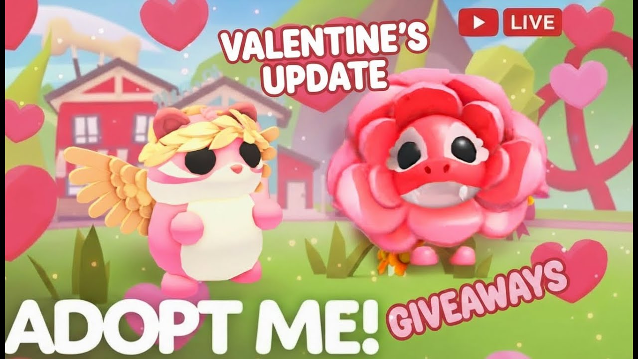 Join me to play the Adopt Me Valentines Event/Update!