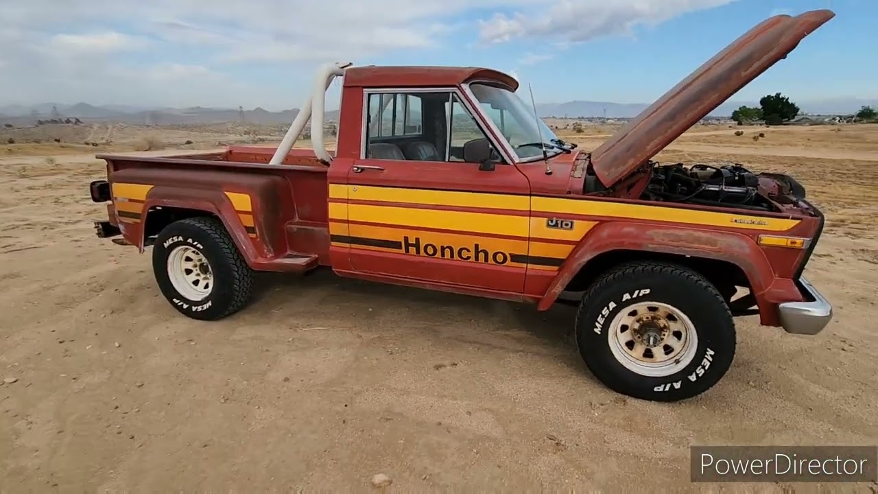 1980 Jeep J10 Honcho Survivor For Sale. Test drive, walk around, undercarriage. Super rare, Loaded!
