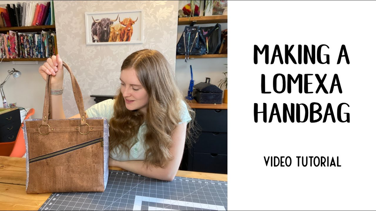 Lomexa Handbag - Bag Making Tutorial by Country Cow Designs