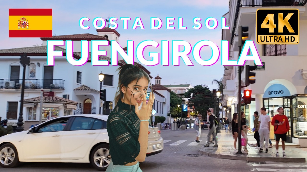FUENGIROLA Evening Tour | Beautiful Town in Spain | Costa Del Sol