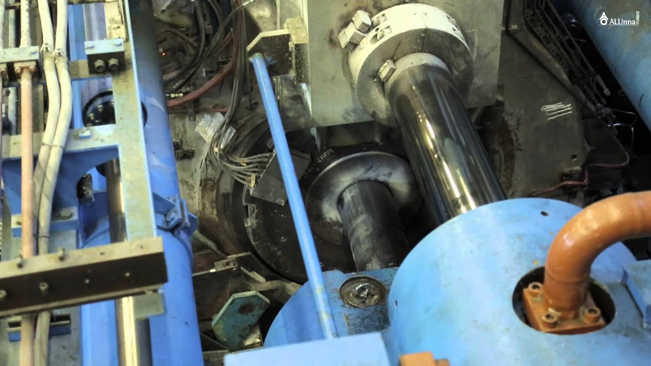 Production of an aluminium tube