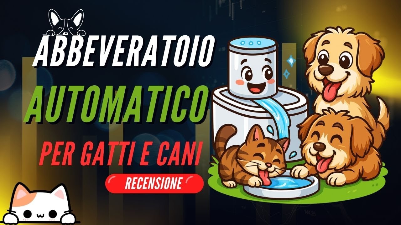 Abbeveratoio automatico SMART per GATTI e CANI! Ma funziona davvero? -  Recensione completa!