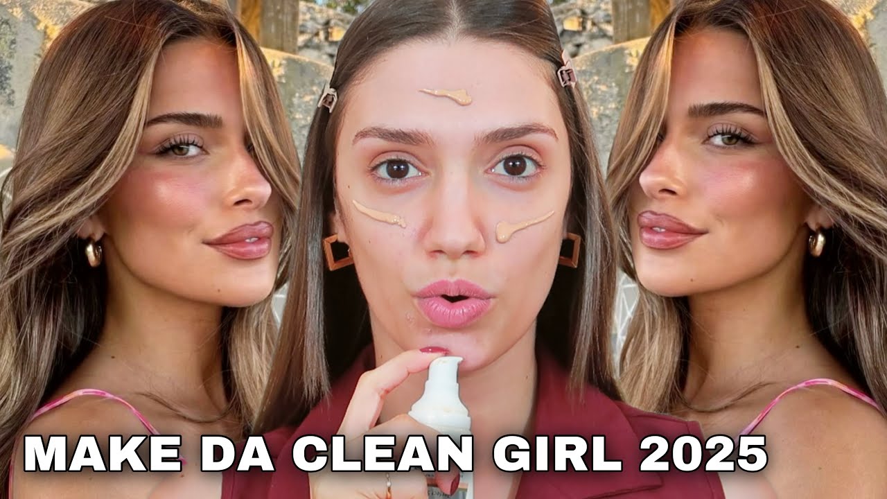 MAKE CLEAN GIRL EM 2025 *MAQUIAGEM GLOW* girly girl 🎀✨ Bem feminina e simples de fazer