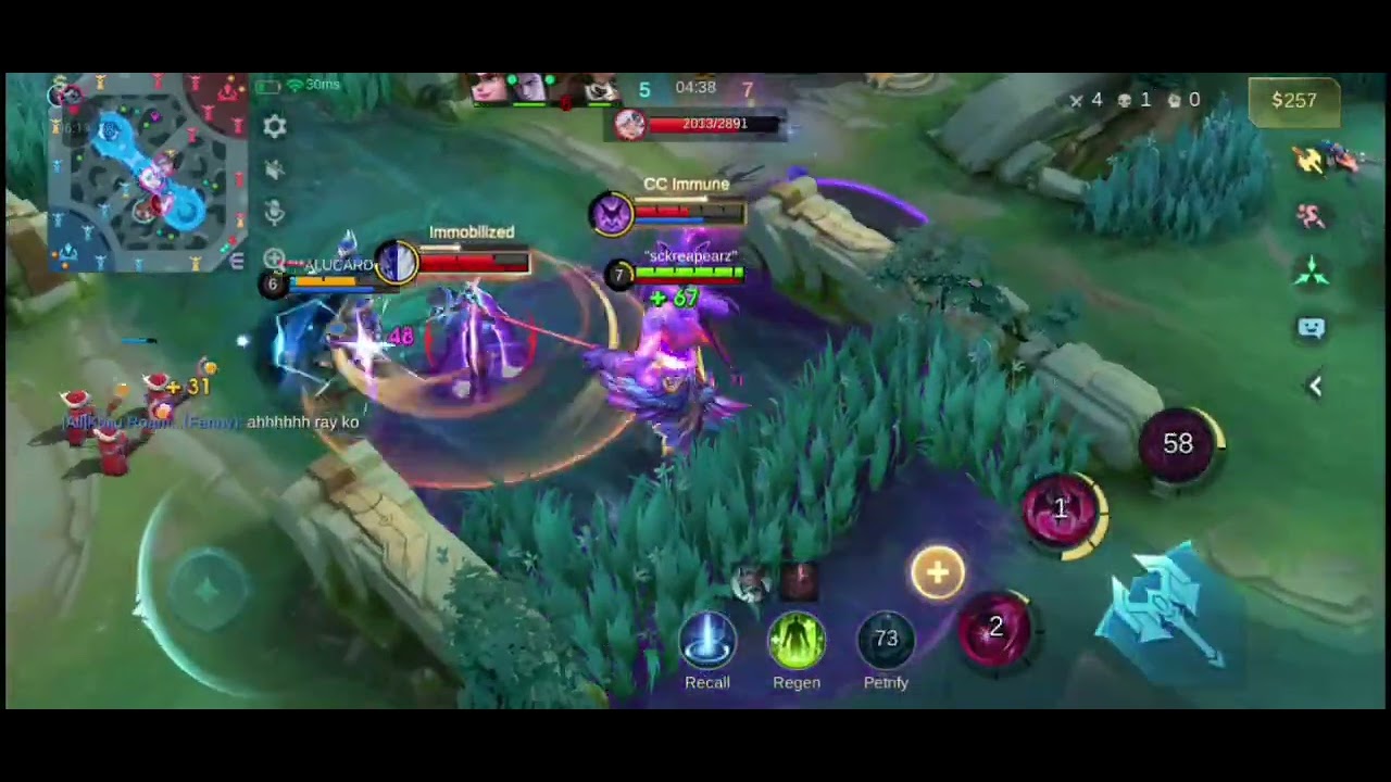 EXP LANE ALICE IN RANK GAME MLBB HARD TO KILL ##MOBILELEGENDSBANGBANG #ML 