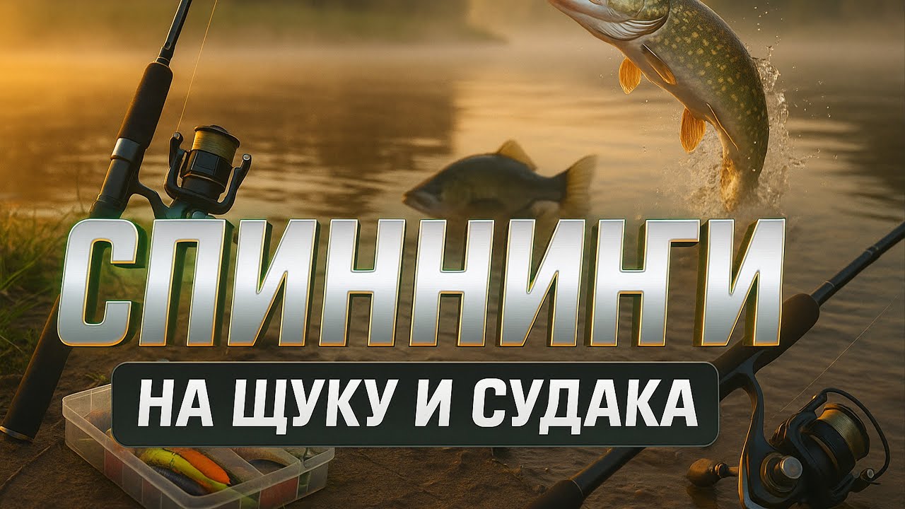 Лучшие СПИННИНГИ для щуки и судака 🎣 ТОП-5 моделей 2025 | Рейтинг спиннинговых удилищ. Какое купить?