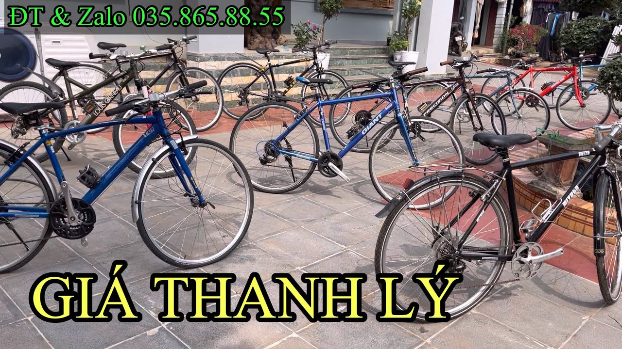 Thanh lý lô xe đạp thể thao Nhật bãi cuối năm giá SIÊU RẺ - ship toàn quốc