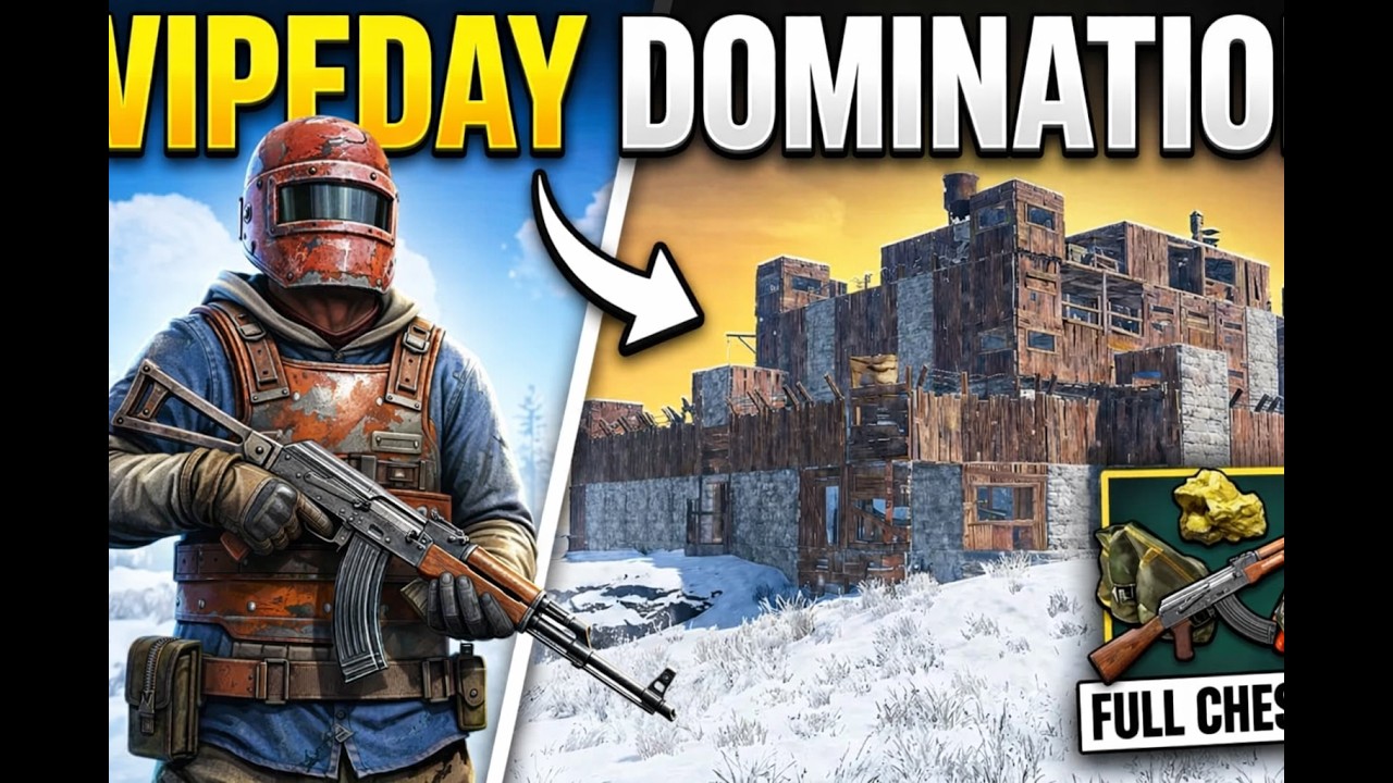 I Dominated the Entire Map On Wipeday! #rust