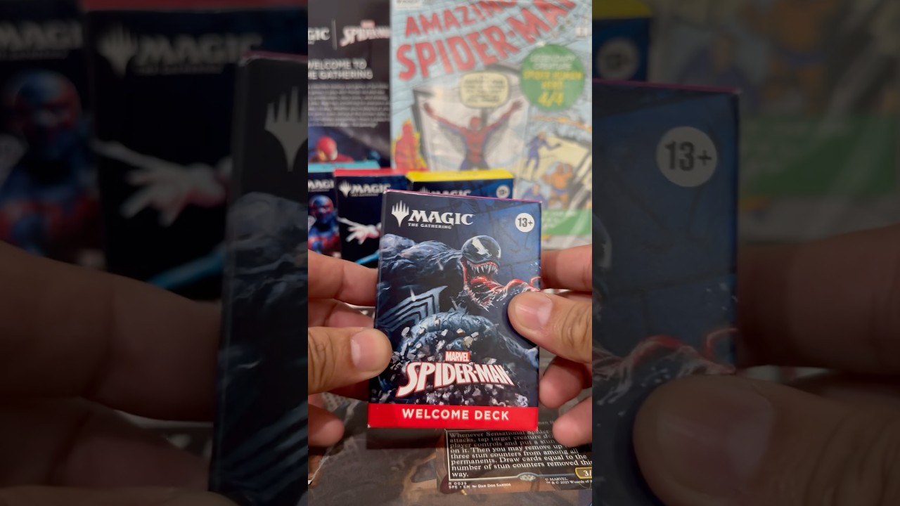 MTG Spider-Man Welcome Deck Black at SDCC 2025  #doubledkicks #mtg #spiderman #sdcc #sdcc2025 #spidy