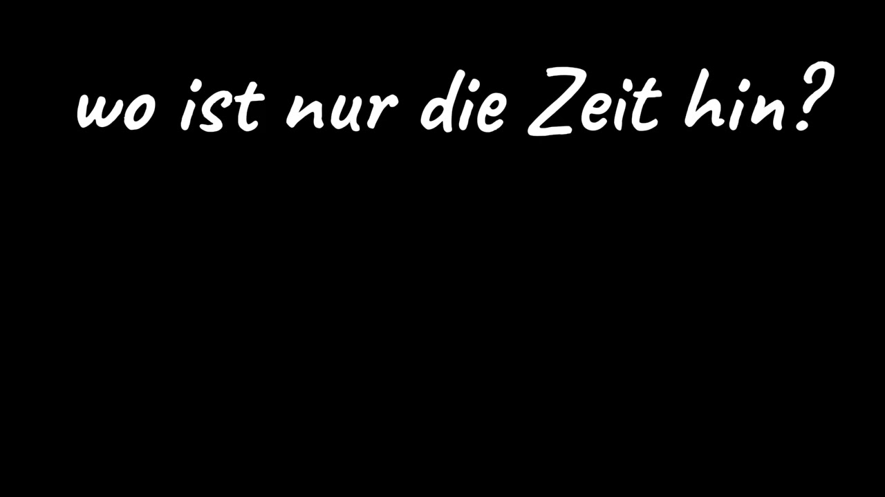 Wo ist nur die Zeit hin – Thomas Theberath 