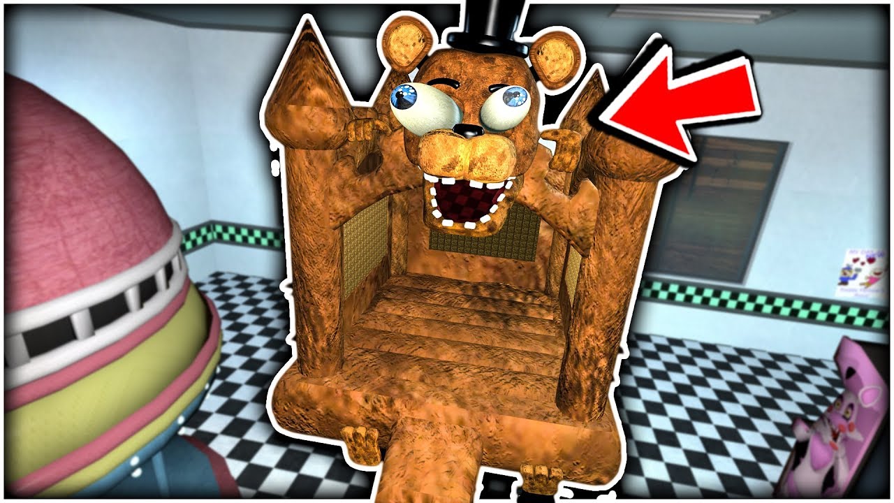 Freddy Fazbear Gets Turned Into A Bounce House! - Gmod FNAF