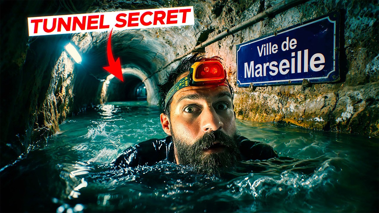 Traverser TOUT Marseille via des tunnels secrets 🥷 (ne pas reproduire)