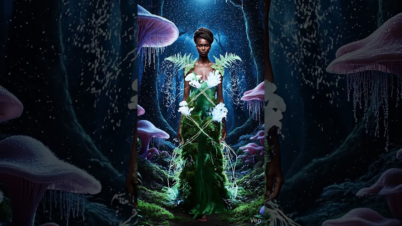 Living Bioluminescent Ecosystem Fashion Film