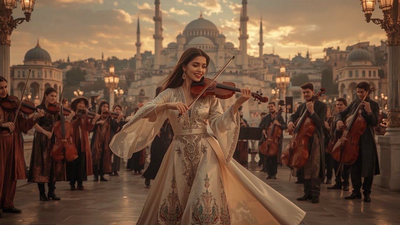 Magical Turkish Violin Performance in Istanbul ✨ —  Beautiful Middle Eastern Instrumental Music 🎻