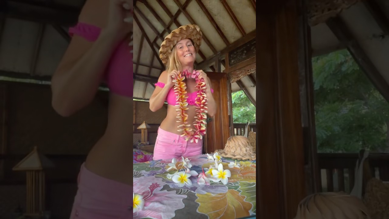 How to make a flower Lei!