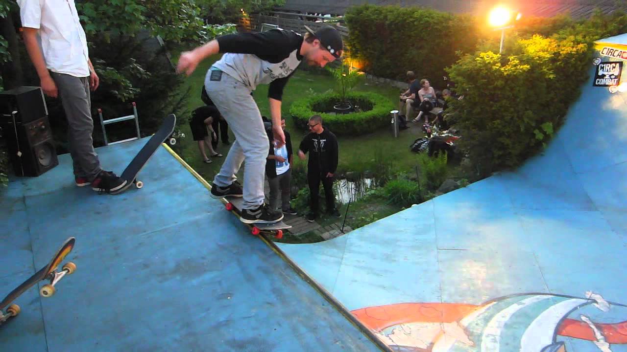 Mini Ramp session bei Alex Reinke