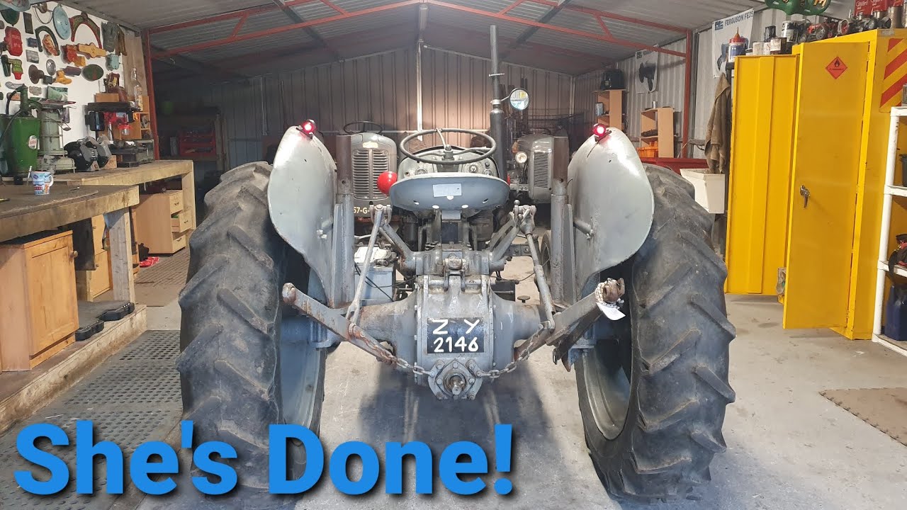 1955 Ferguson 20 TEF Diesel Part 17 - She's Finished!