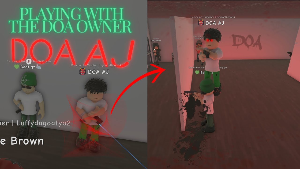 I PLAYED WITH THE DOA OWNER ON SOUTH BRONX THE TRENCHES ROBLOX