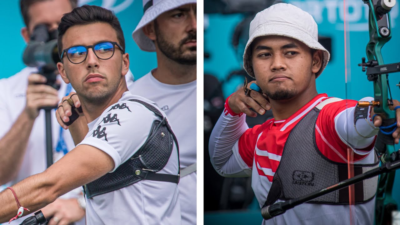 Italy v Indonesia – recurve men's team quarterfinal | Final Olympic qualifier 2021